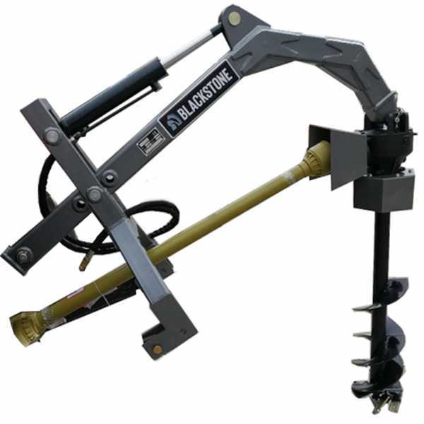 Erdbohrer für Traktor Blackstone BHD500 HR mit Hydrauliksystem - großes Getriebe aus Gusseisen - SOLO