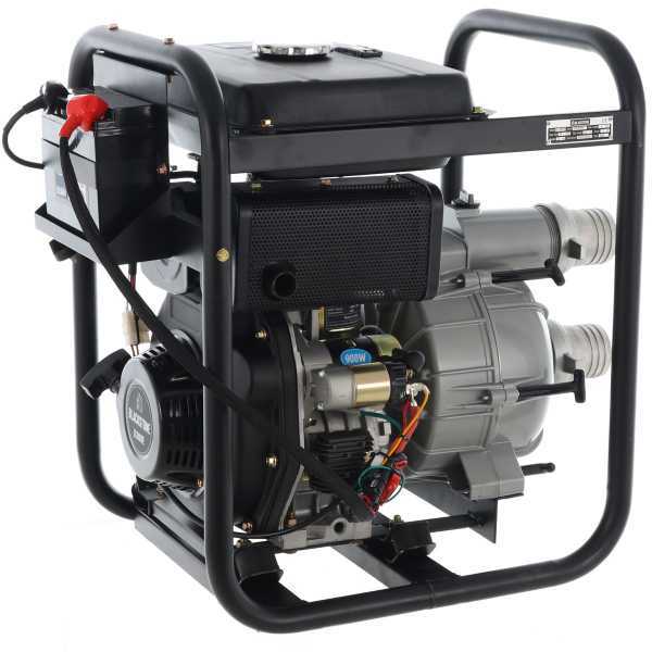 Diesel Wasserpumpe Blackstone BD-T 8000ES für Schmutzwasser mit Anschlüsse 80 mm - Euro 5 im Angebot