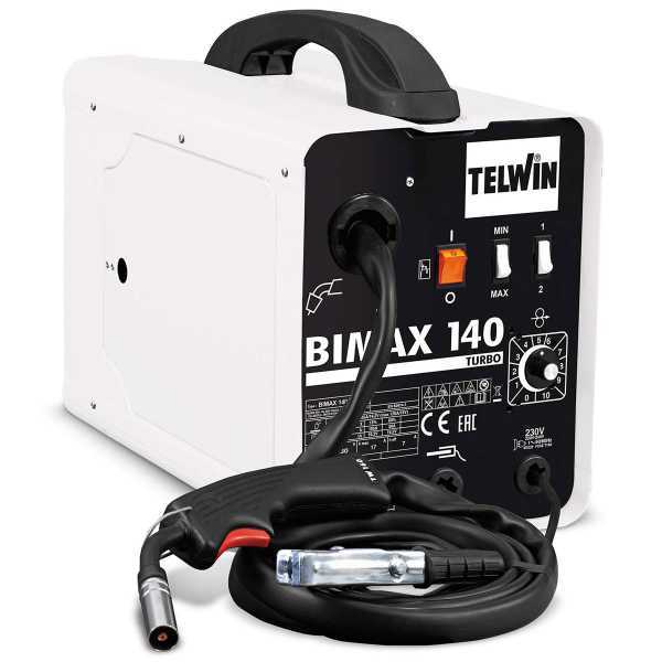 Inverter-Drahtschweißgerät Telwin Bimax 140 Turbo 230V- für NO GAS-MIG-MAG, BRAZING im Angebot