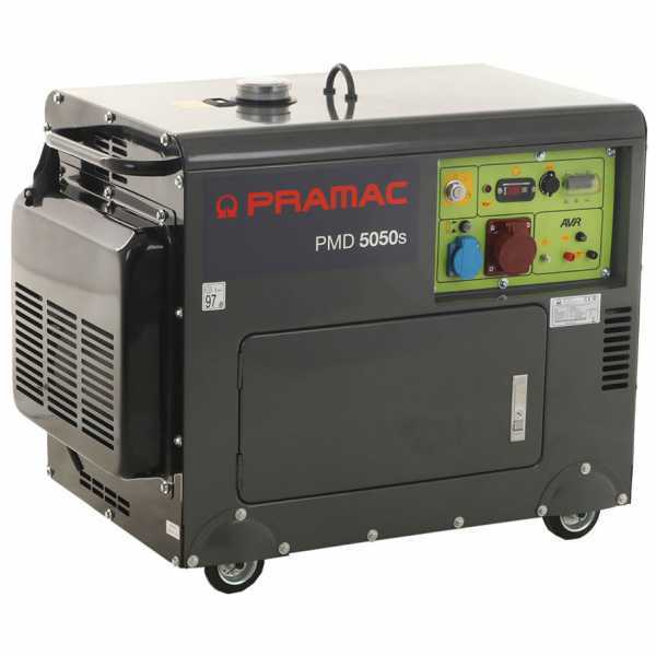Pramac PMD5050s - Diesel Stromerzeuger 400V dreiphasig  - 3,6 kW - leise - mit Rädern
