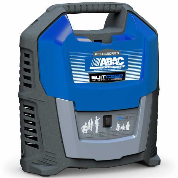 ABAC SUITECASE - Fahrbarer elektrischer Kompressor - 0 - Motor 1,5PS oilless im Angebot