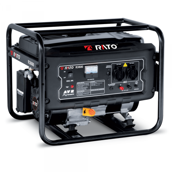 Rato R3800 AVR - Benzin Stromerzeuger mit AVR-Regelung 3.8 kW - Dauerleistung 3.5 kW - 230V