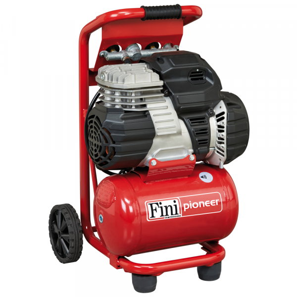 Fini PIONEER 244 - Tragbarer elektrischer kompakter Kompressor - Motor 1.5PS - 8 bar im Angebot