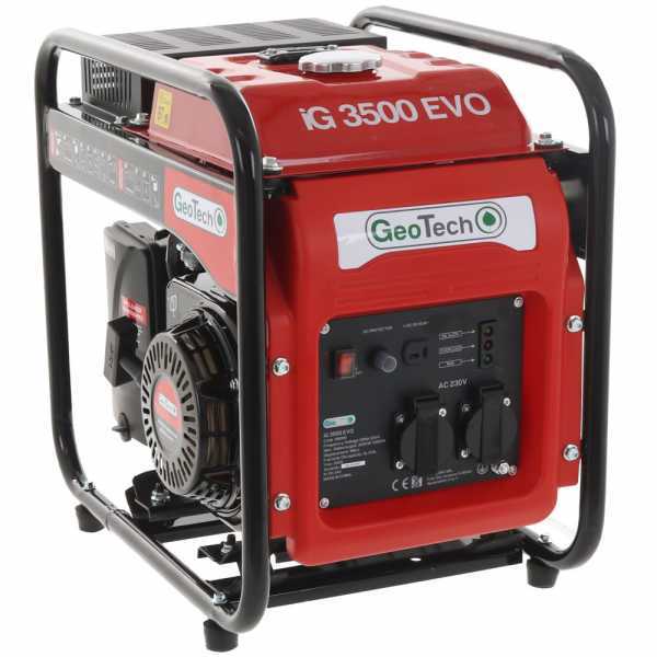 Geotech iG 3500 EVO - Benzin Inverter-Stromerzeuger 3.5 kW - Dauerleistung 3.2 kW - 230V
