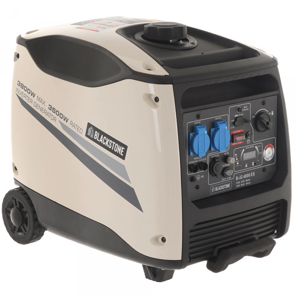 BlackStone B-iG 4000 ES - Inverter Stromerzeuger 230V einphasig- 3,5 kW - mit Trolley-System