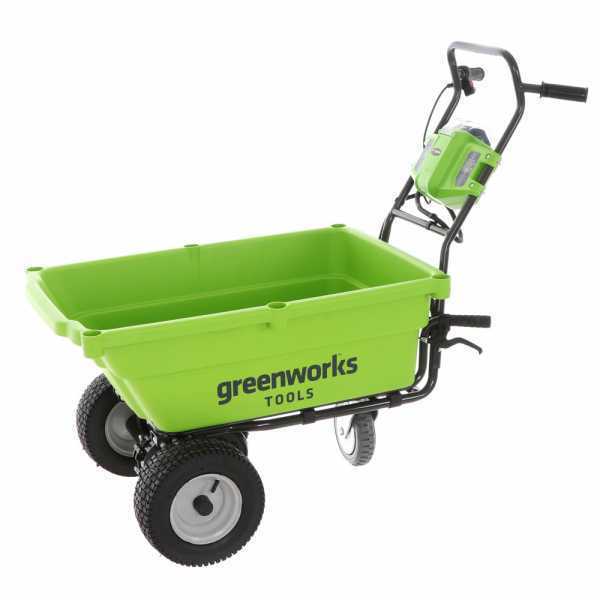 Akku Schubkarre Greenworks G40GC Garden Cart 40V - Motorschubkarre - SOLO - OHNE AKKU UND LADEGERÄT