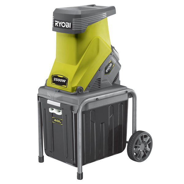 Ryobi RSH2545B - Elektrischer Häcksler - 40 Liter Fangbkorb - Schnittdurchmesser 45 mm - 2500 W