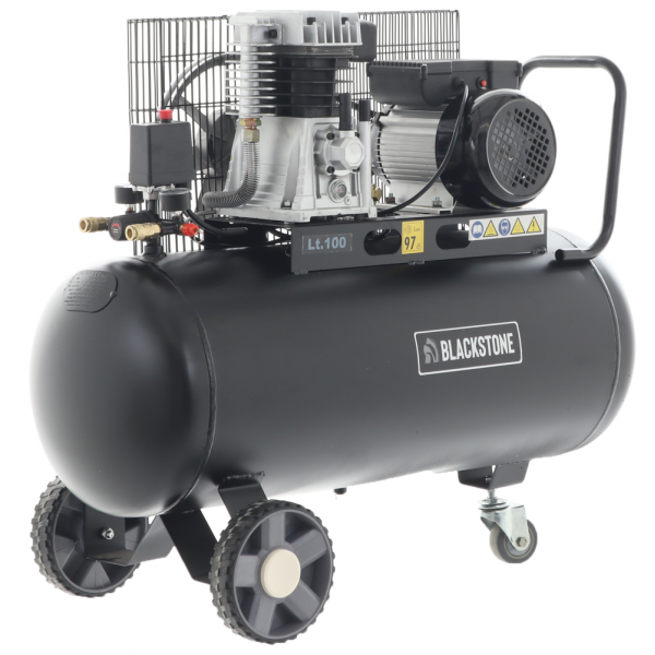BlackStone B-LBC 100-20 elektrischer Luftkompressor mit Riemenantrieb- 2 PS Motor - 100 Liter im Angebot