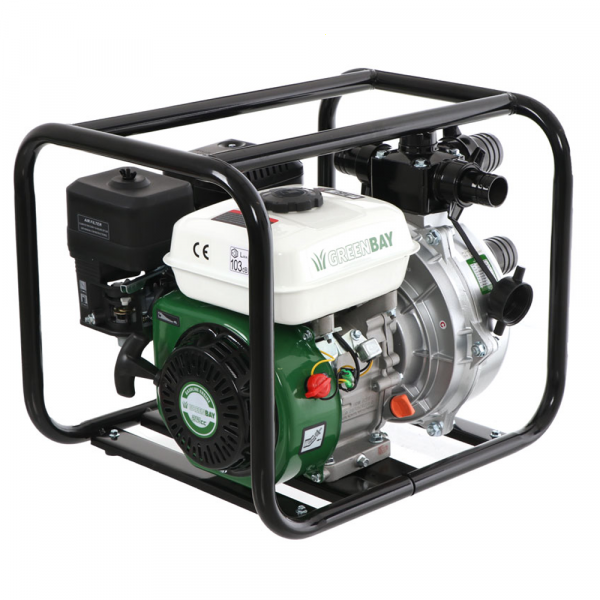Benzin Wasserpumpe Greenbay GB-HPWP 50 - Anschlüsse 50/40/40 mm - hohe Förderhöhe im Angebot