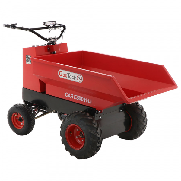 Car GeotechPro E500 H-Li - Akku Schubkarre Mini-Dumper - Mulde 500kg im Angebot