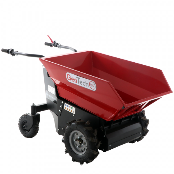 GeotechPro Mini Dumper CAR E500 e-Lift - Akku-Schubkarre - Elektrischer Dumper 500 kg