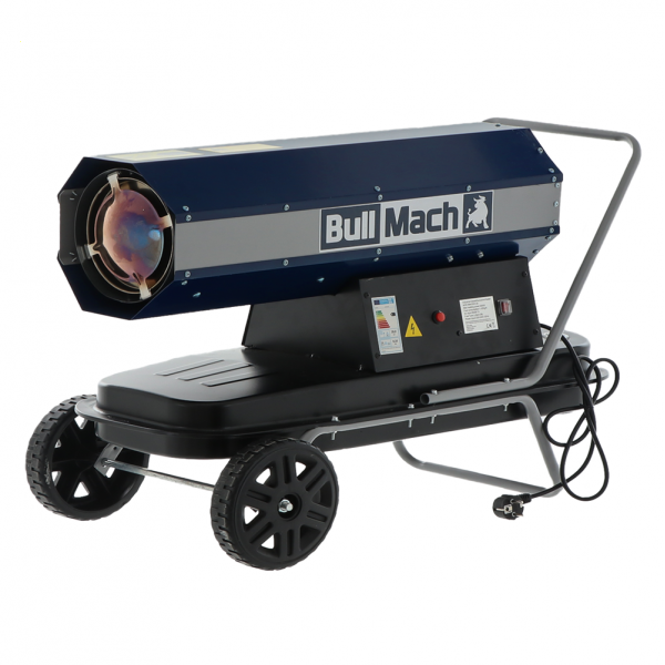 BullMach BM-DDH 30 - Diesel-Heizkanone - direkte Verbrennung - auf Rädern - 30kW im Angebot