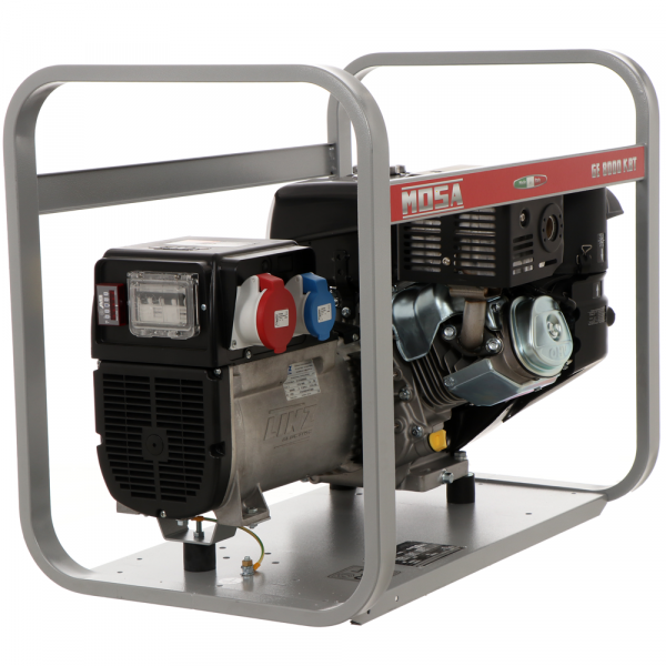MOSA GE 8000 KBT - Benzin-Stromerzeuger 6.4 kW - Dauerleistung 5.6 kW - 400V