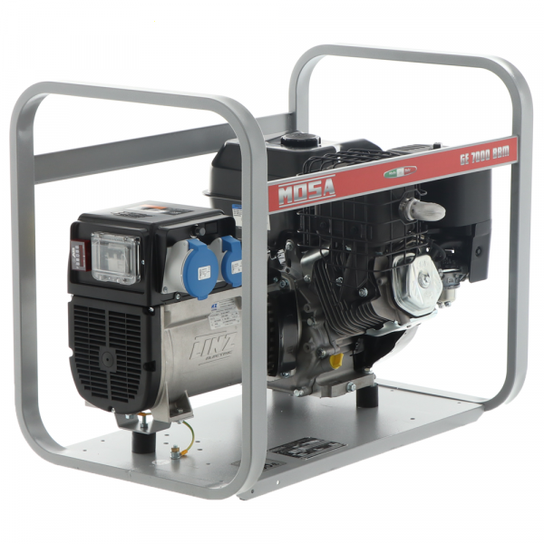 MOSA GE 7000 BBM - Benzin Stromerzeuger 230V einphasig  -  5,0 kW - Wechselstromgenerator Made in Italy