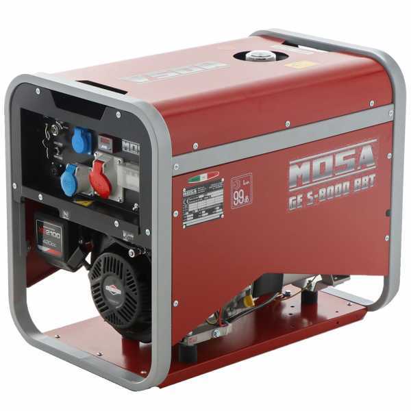 MOSA GE S-8000 BBT AVR EAS - Benzin-Stromerzeuger mit Elektrostarter 6.4 kW - Dauerleistung 5.6 kW - 400V