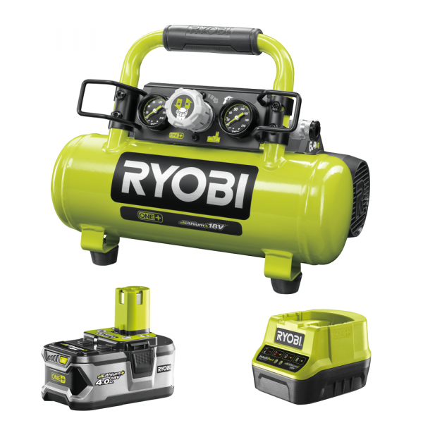 Ryobi R18AC-0 - tragbarer Akku-Kompressor - 18V - 4Ah im Angebot