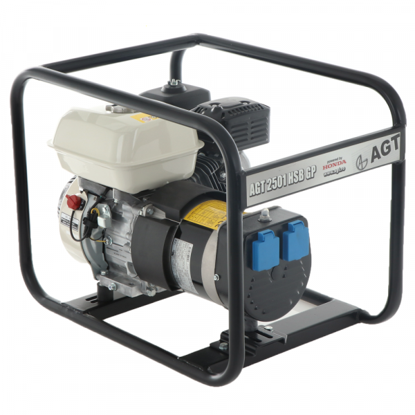 Benzin-Stromerzeuger 2,1 kW einphasig AGT 2501 HSB SE GP - Honda GP160 Motor