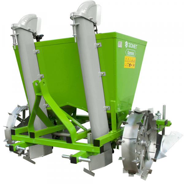 Kartoffellegemaschine Bomet GEMINI doppelreihig - verstellbare Metallräder im Angebot