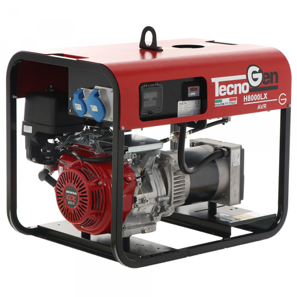 TecnoGen H8000LX - Benzin-Stromerzeuger 5.8 kW - Dauerleistung 5.2 kW - 230V