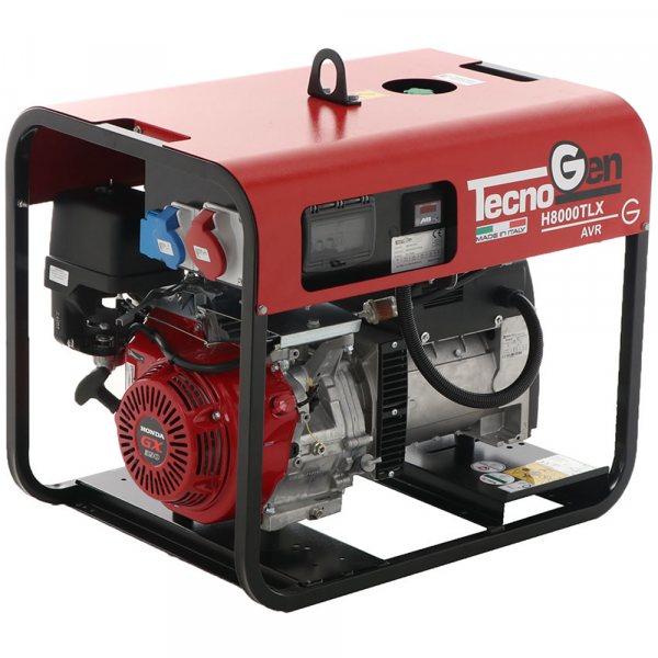 TecnoGen H8000TLX - Benzin- Stromerzeuger 6 kW - Dauerleistung 5.4 kW - 400V