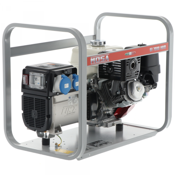 Stromerzeuger 5,0 kW einphasig MOSA GE 7000 HBM AVR - Drehstromgenerator Made in Italy