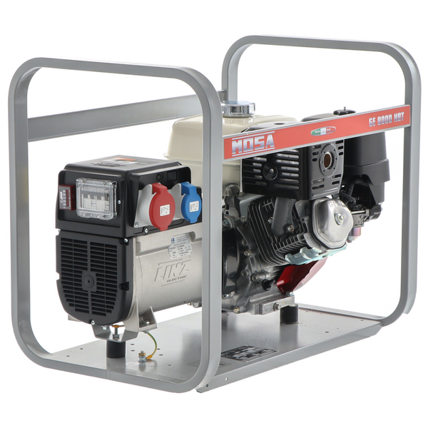 MOSA GE 8000 HBT - Benzin-Stromerzeuger 6.4 KW - 400V - Generator Made in Italy - Honda Motor GX390