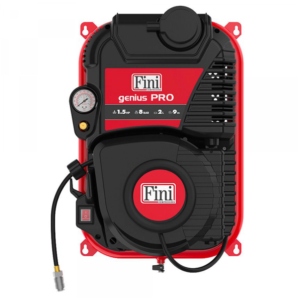Fini Genius Pro 230/50 - Wandkompressor mit Schlauchhaspel - 160 l/min im Angebot