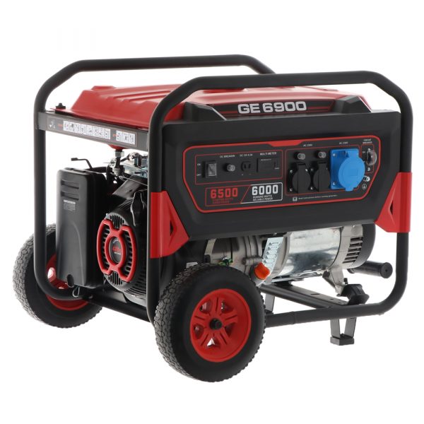 Mosa GE 6900 - Benzin-Stromerzeuger auf Rädern 6.5 kW - Dauerleistung 6 kW - 230V