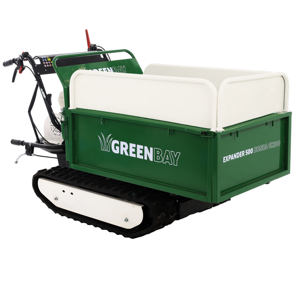 GreenBay EXPANDER 500 Honda GX200  Ausziehbarer Raupentransporter  Tragkraft 500 kg