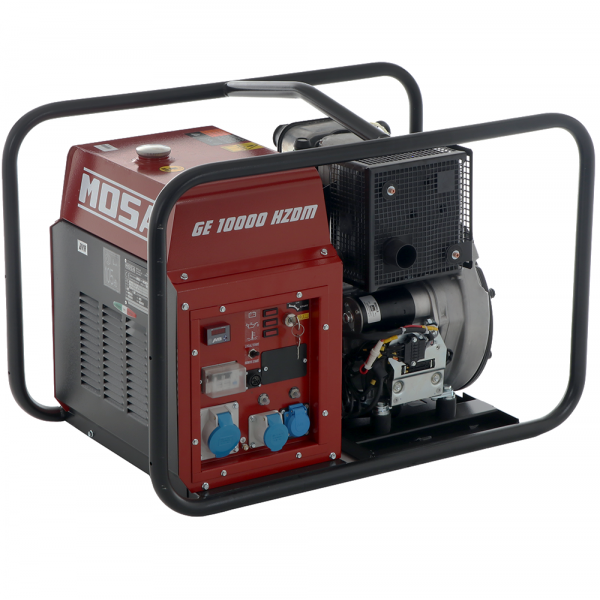 MOSA GE 10000 HZDM - Stromerzeuger 8.1 kW einphasig  - Dieselmotor HATZ - Generator in Italien hergestellt