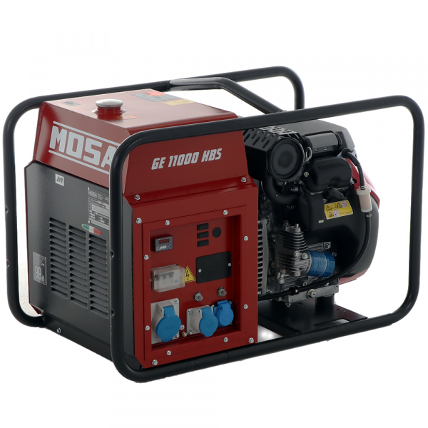 MOSA GE 11000 HBS - Benzin-Stromerzeuger 9.9 kW - Dauerleistung 9 kW - 230V - Honda Motor GX630