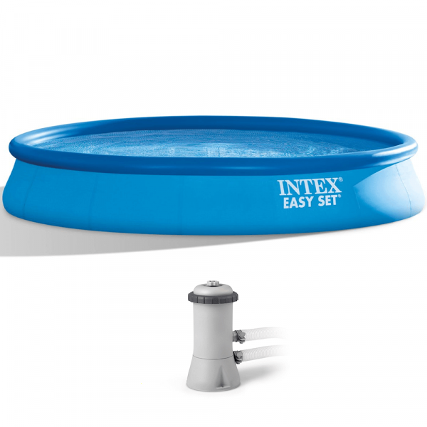 Aufblasbarer Pool Intex Easy Set 28158NP + Filterpumpe im Angebot