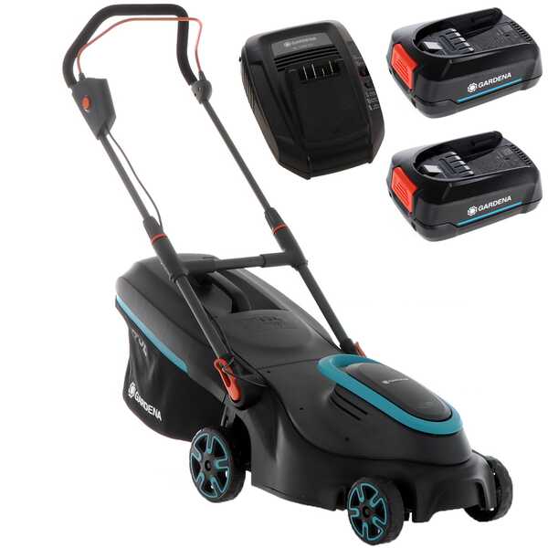 Gardena PowerMax 37/36V P4A -  Akku-Rasenmäher - 36V/4ah - Schnittbreite 37 cm