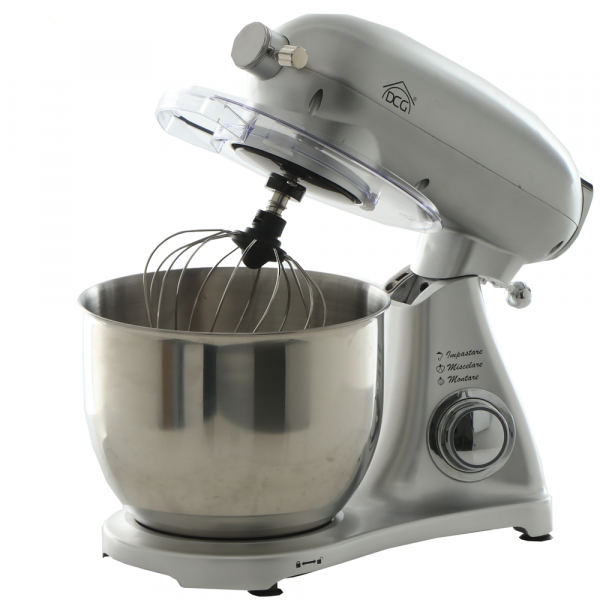 DCG KM1510 S - Küchenmschine mit Planetenrührwerk - Schüssel aus Edelstahl 7 L - Mehrzweckgerät mit Schnellkupplung im Angebot
