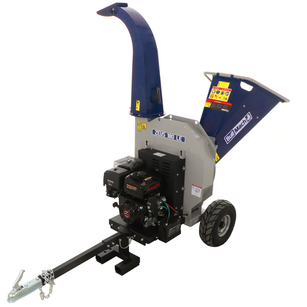 BullMach ZEUS 180 LE - Benzin-Häcksler mit Anhängerkupplung - Loncin 420 cm³ -  E-Starter im Angebot