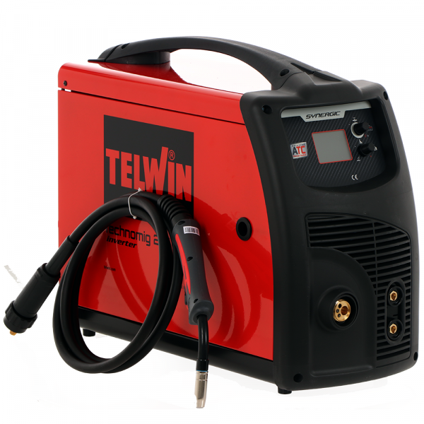 Telwin Technomig 215 Dual Synergic - Multiprozess-Inverterschweißgerät - GAS/NO GAS-MIG-MAG, MMA und WIG im Angebot