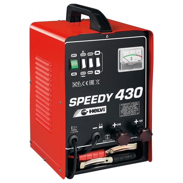Helvi Speedy 430 - Tragbares Batterieladegerät und Starter - 12/24 V - 230 V im Angebot