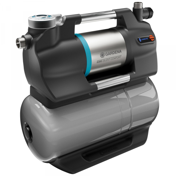 Gardena 6300 SilentComfort - Hauswasserwerk - Bedienung über Bluetooth 1050 W - 6.300 L/h im Angebot