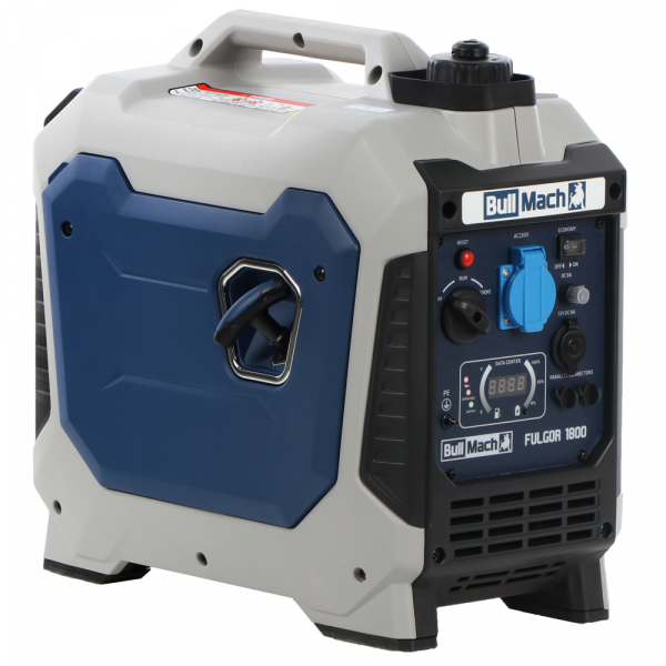 BullMach Fulgor 1800 - Inverter Stromerzeuger 2 kW - Dauerleistung 1,8 kW - 230V