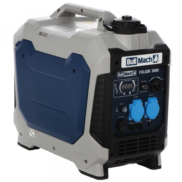 BullMach Fulgor 3000 - Inverter Stromerzeuger 3,3 kW - Dauerleistung 3 kW - 230V