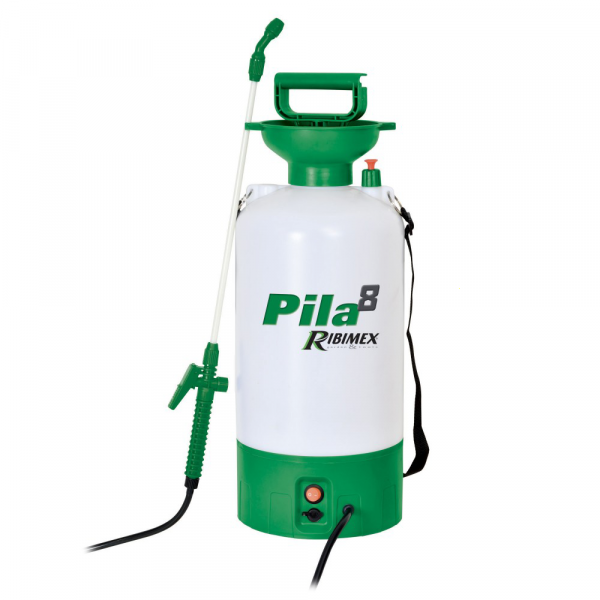 Ribimex PILA 8 - Akkubetriebene Rückenspritze - 8 Liter - 12V/4Ah im Angebot