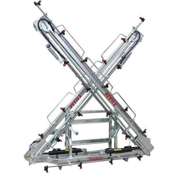 Hydraulische Spritzgestänge Feuerverzinkung 10 Meter 20 Strahlen mit Membran, 2 Kolben