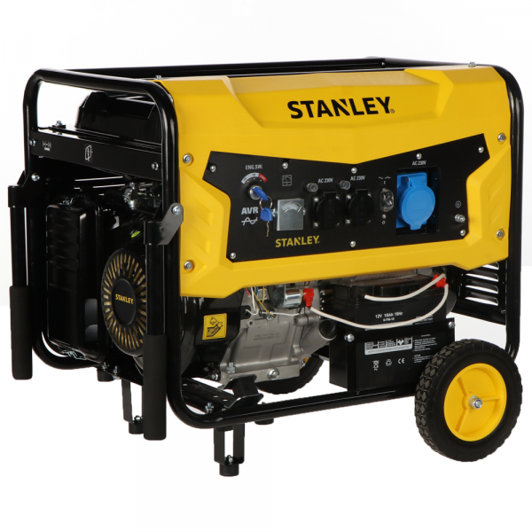 Stanley SG 7500B-1 - Benzin Stromerzeuger - AVR - 7.5 kW - Dauerbetrieb 7.0 kW -230V