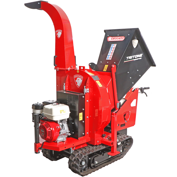 Ceccato Tritone Monster Cingo - Häcksler mit Raupenantrieb - Honda GX390 Motor
