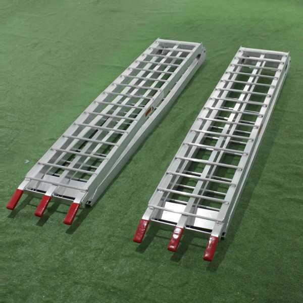 Auffahrrampen-Set (310 cm) aus Aluminium für Rasentraktoren, ATV usw
