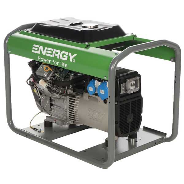 Einphasiger Benzin Stromerzeuger  8 kw - Energy EY-10MB AVR - Briggs Motor