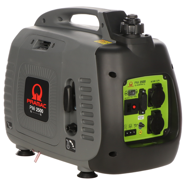 Pramac PMi2500 - Tragbarer leiser Inverter-Stromgenerator 2,3 kW - Dauerleistung 2 kW Einphasig
