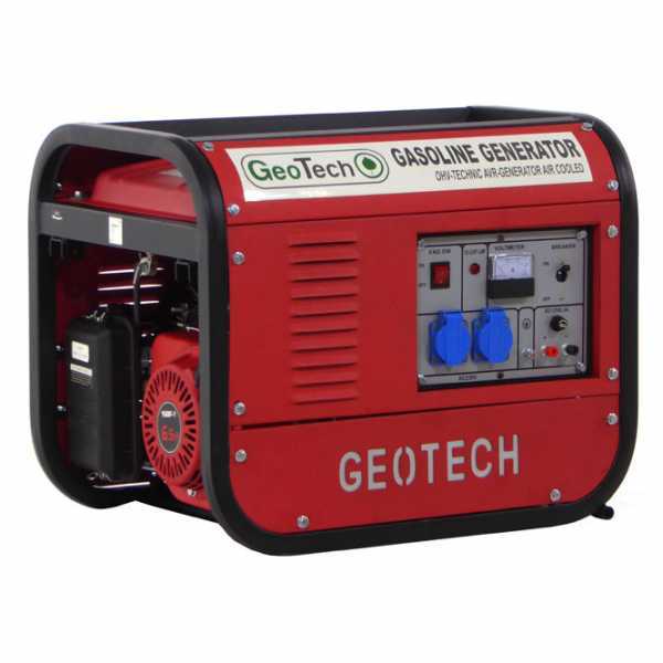 Benzin Stromerzeuger 230V einphasig GeoTech GGSA3000 - 2,5 kW