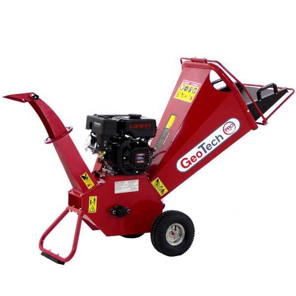 GeoTech PCS70L Profi Häcksler Schredder - 7 PS Loncin Benzinmotor