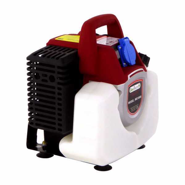 GeoTech MG1000i - Inverter Stromerzeuger 230V einphasig  - 0,8 kW - Öl-Benzin-Gemisch Motor - leise